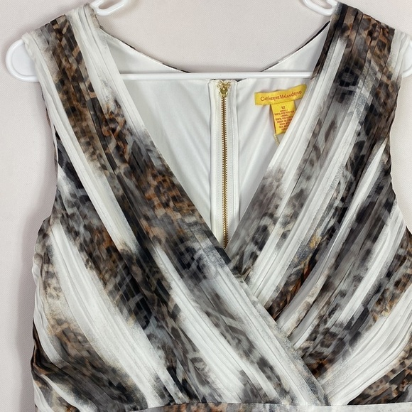 Catherine Malandrino white sleeveless back cutout dress NWT - Picture 3 of 8